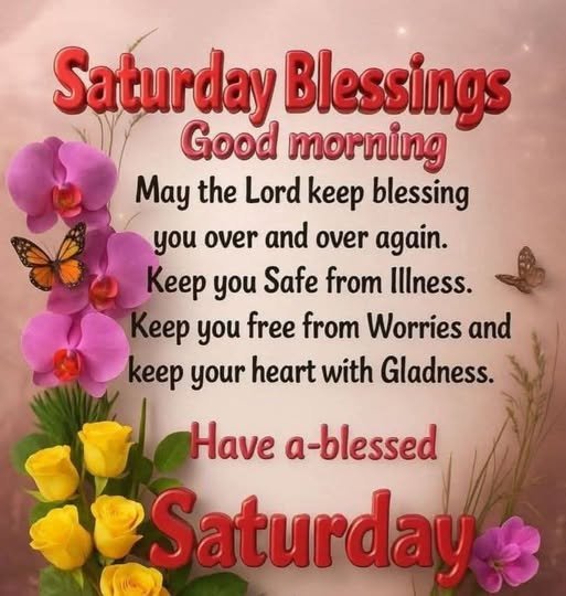good morning saturday blessings